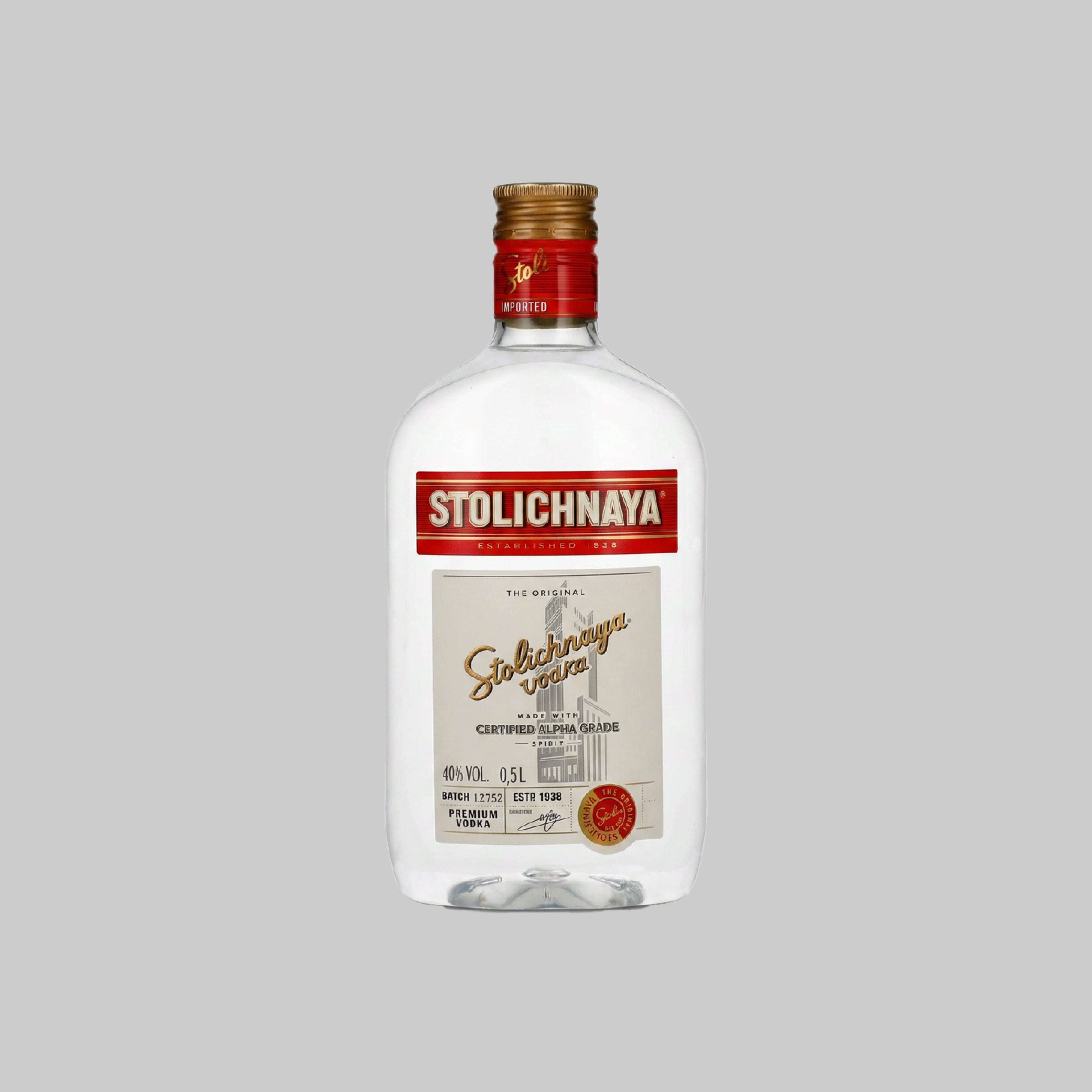 Stolichnaya Vodka 500ml 40.0% | TIME2DRINK